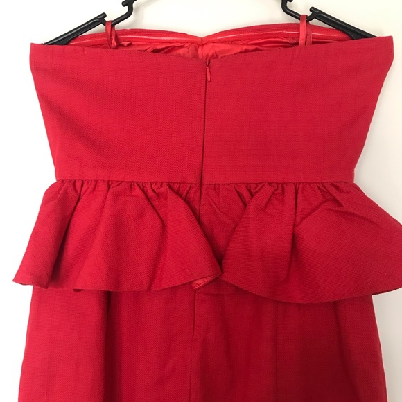 Modalista Red Ruffle Dress - Picture 3 of 7
